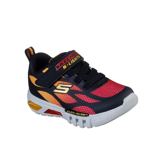 NIÑOS SKECHERS FLEX GLOW 400016N-BKRD